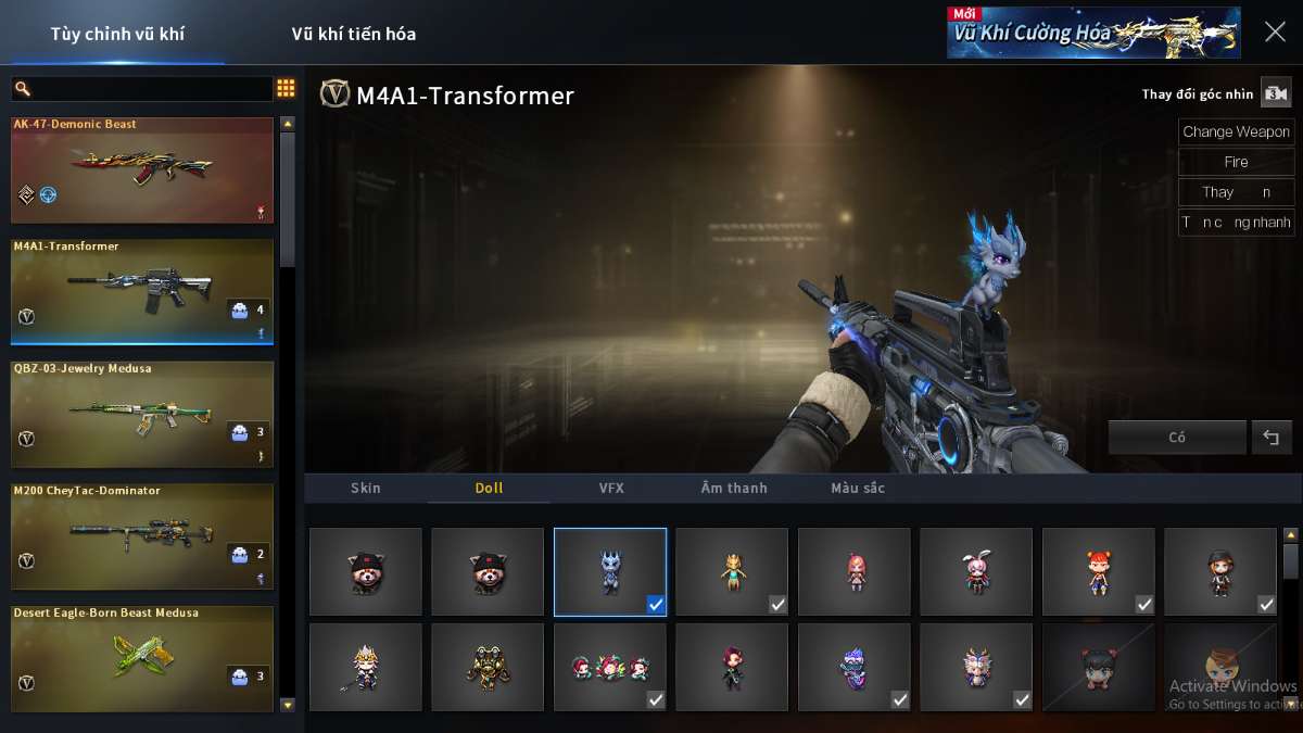 shop acc cf uy tin gia re